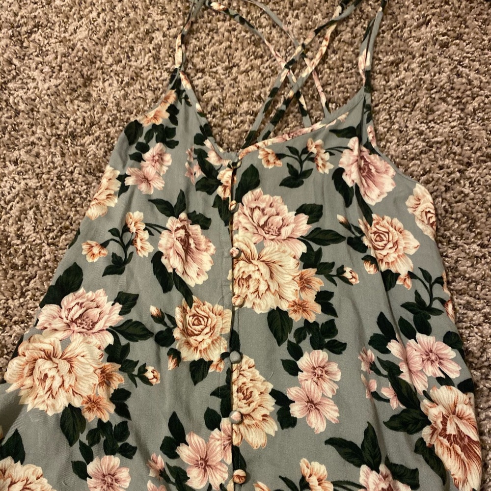 Floral tank top